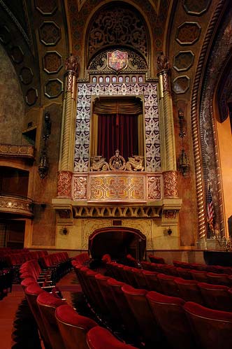 Historic Alabama Theater balcony